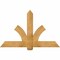 Ekena Millwork Redmond Rough Sawn Timber Gable Bracket, Western Red Cedar, 60"W x 38"H x 2"D x 6"F, 15/12 Pitch GBW060X38X0206RED00RWR - alternate 1